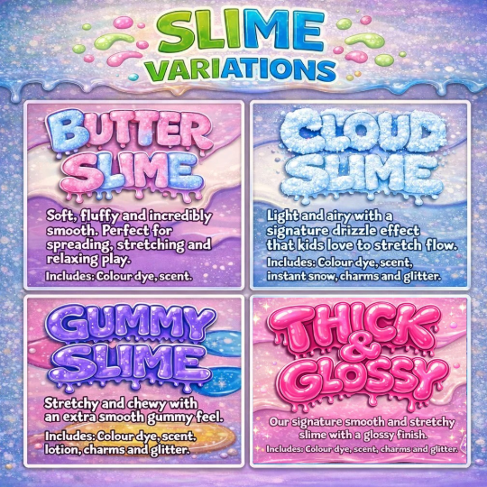 Slime Variations Products – Splattify